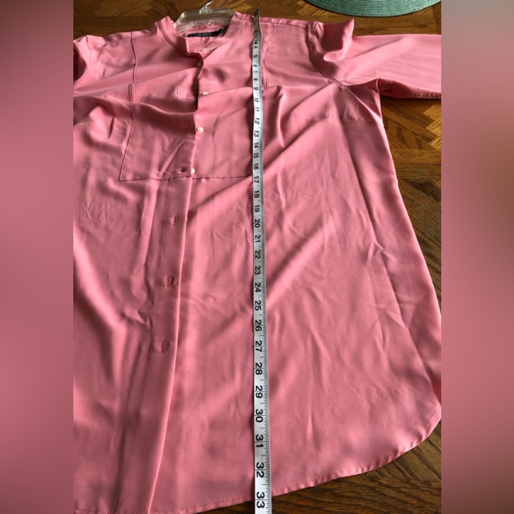 Pink Lauren by Ralph Lauren 1X long sleeve shirt - Picture 10 of 12